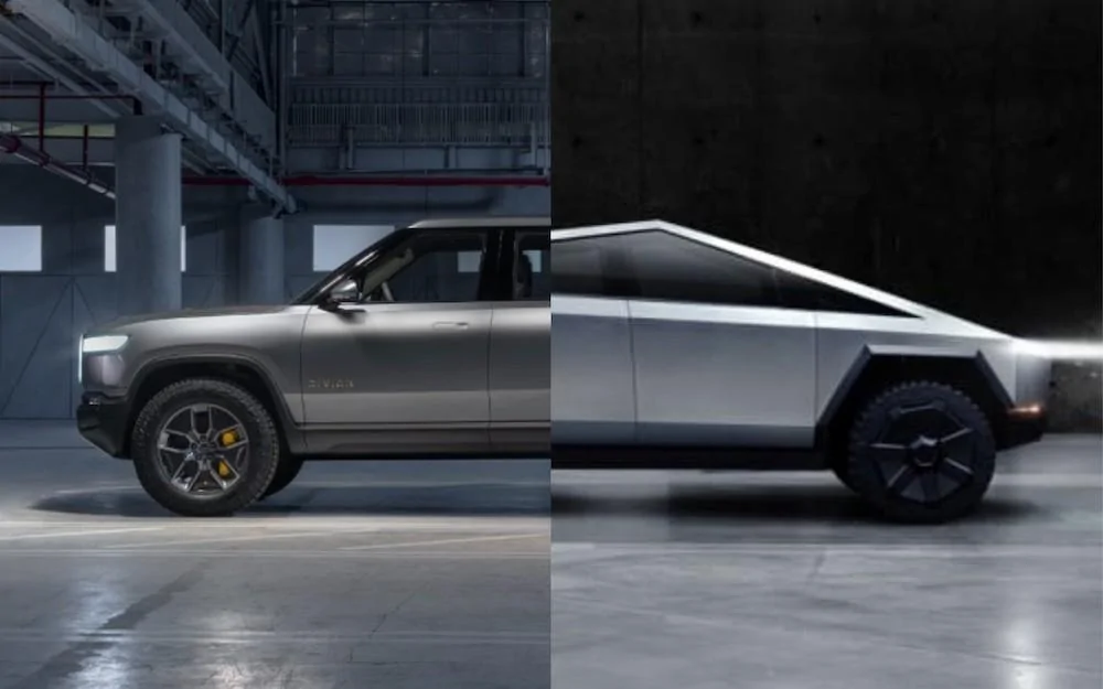 Tesla Cybertruck Cybertruck vs Rivian R1T - Specs and Visual Comparison tesla-cybertruck-beats-rivian-r1t-across-the-board-still-remains-big-and-ugly_1