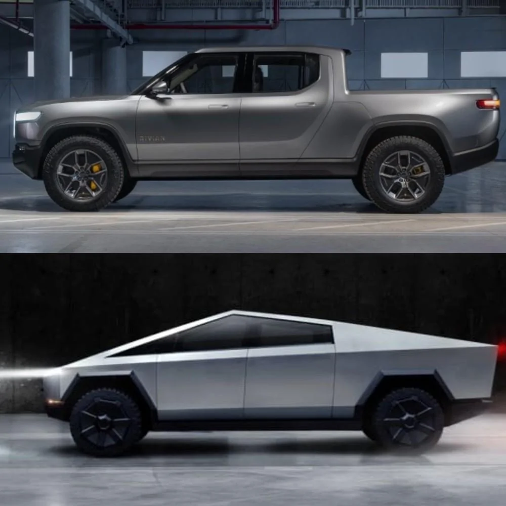 Tesla Cybertruck Cybertruck vs Rivian R1T - Specs and Visual Comparison tesla-cybertruck-beats-rivian-r1t-across-the-board-still-remains-big-and-ugly_2