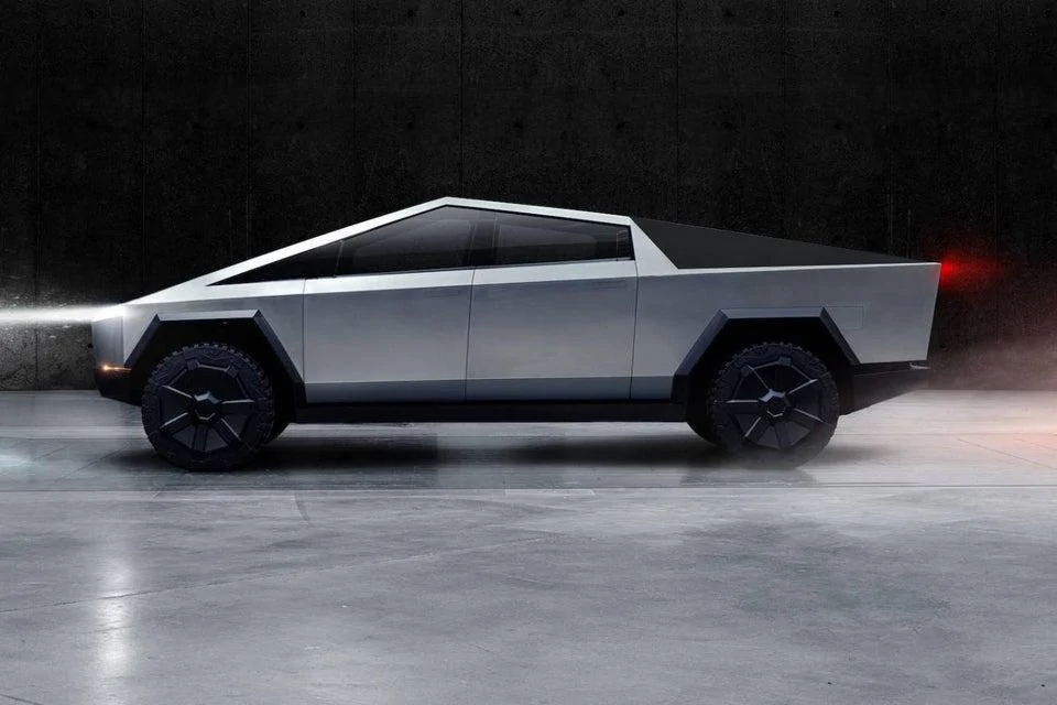 Tesla Cybertruck Cybertruck colors and graphics improvements (renderings) modified-cybertruck-blacked-out-bed-jpg