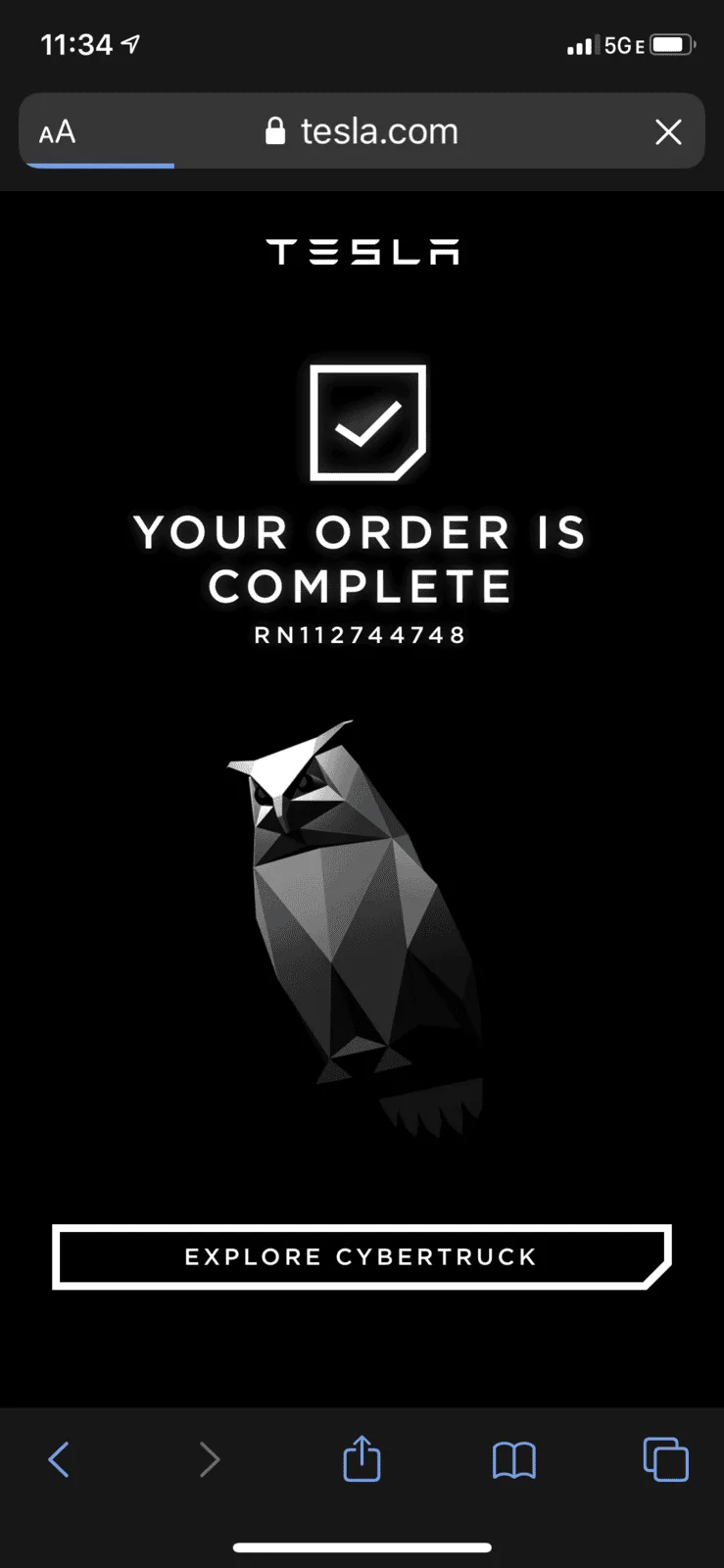 Tesla Cybertruck Post your Cybertruck preorder reservation number! 1ECC1783-5FE1-441F-9A6A-FC57F0D8C3E0