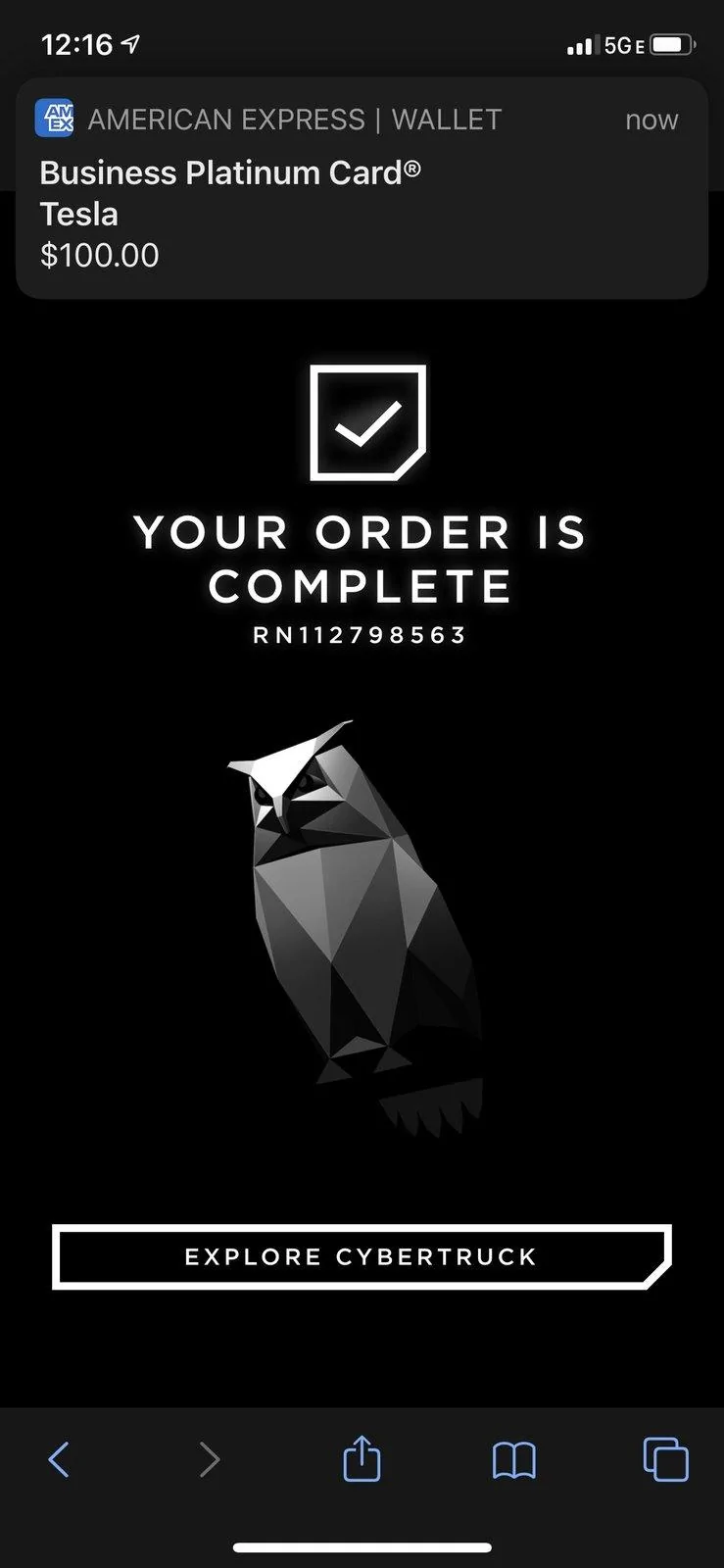 Tesla Cybertruck Post your Cybertruck preorder reservation number! C89E5BB8-62BA-4574-BD8C-80C5CCA10D15