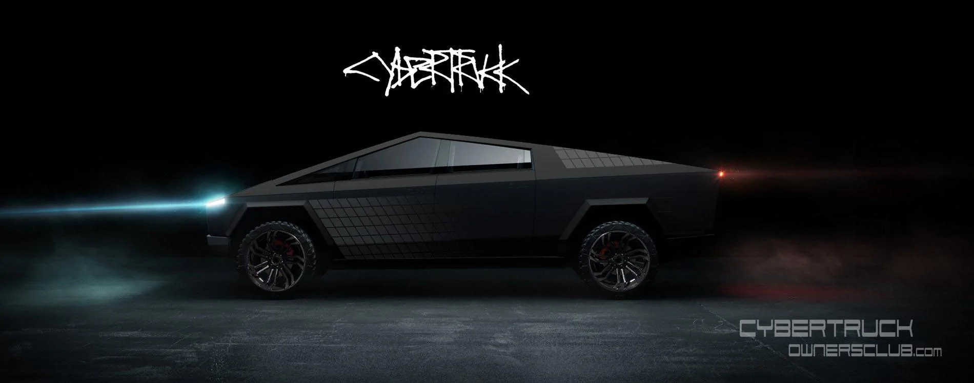 Tesla Cybertruck Cybertruck colors and graphics improvements (renderings) cybertruck-matte-black