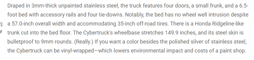 Tesla Cybertruck Cybertruck bed width...? 1575277898166
