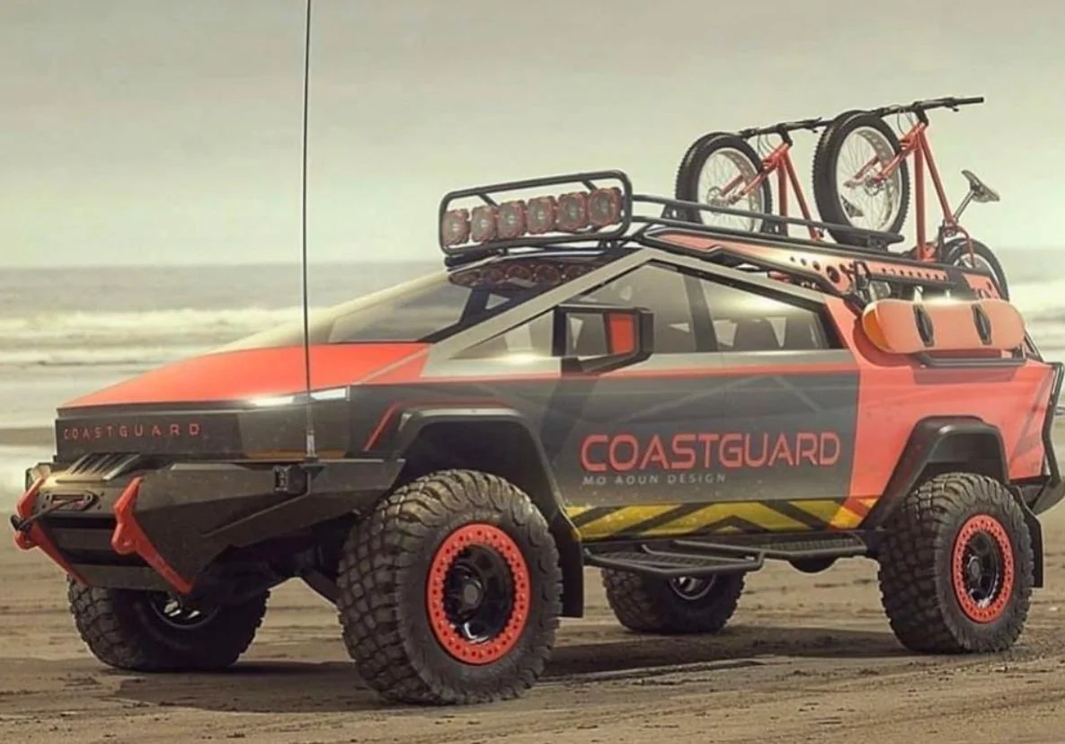 Tesla Cybertruck Cybertruck colors and graphics improvements (renderings) coastguardtruck