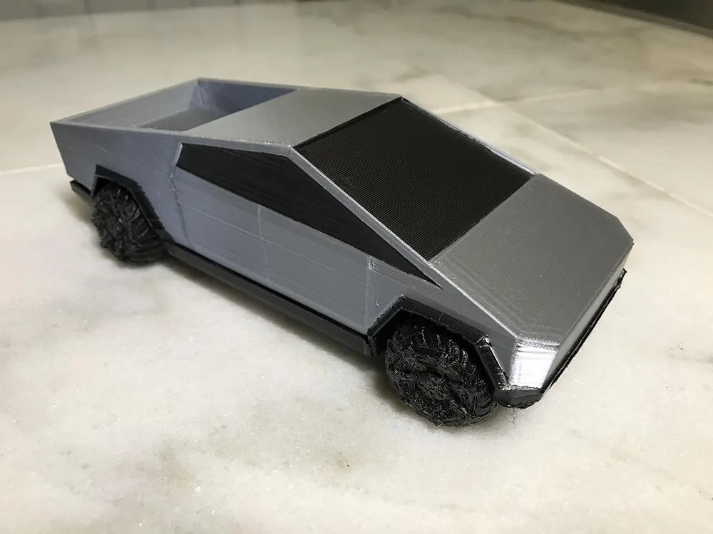 Tesla Cybertruck 3D Cyber Truck CyberTrk sm reduc