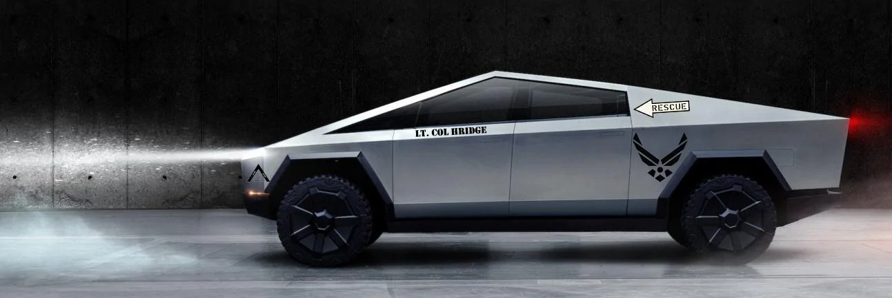 Tesla Cybertruck CyberTruck design inspired by... Cybertruck decal u