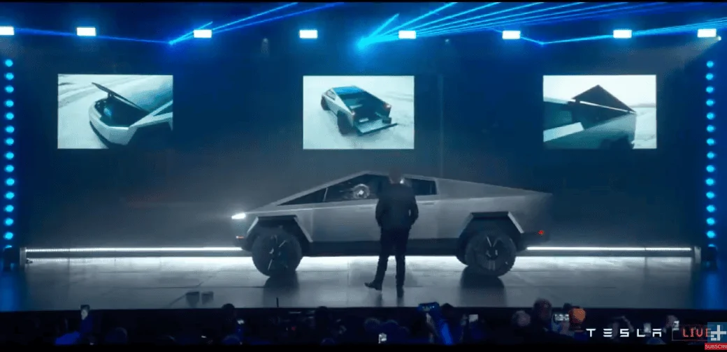 Tesla Cybertruck Where's the Frunk Pics? And the sail pillar compartment? Frunk:Sailbox