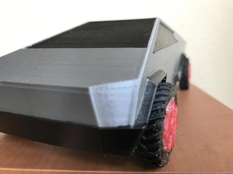 Tesla Cybertruck 3D Cyber Truck Tel trk tire sm