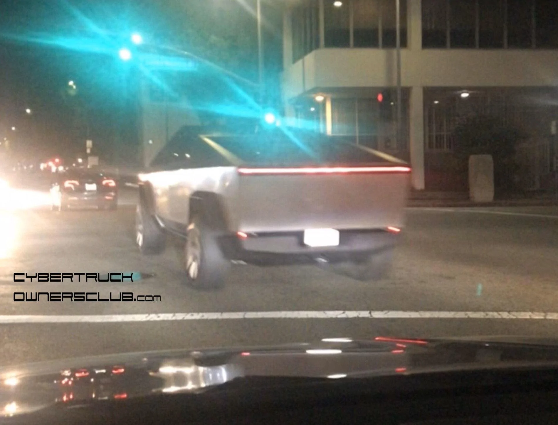 Tesla Cybertruck Cybertruck Spotted Testing Tonight in LA! [Updated With Video] Cybertruck Sighting West LA