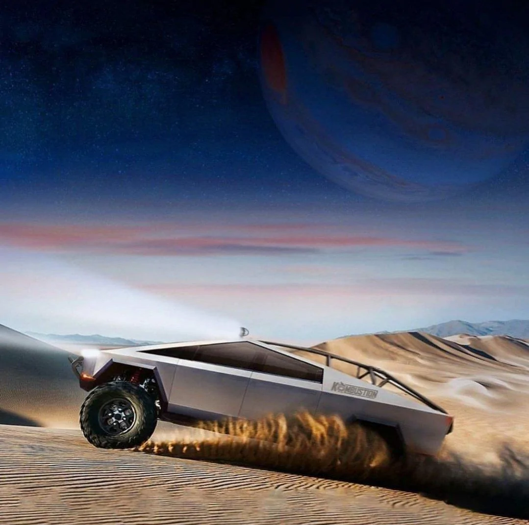 Tesla Cybertruck Cybertruck renderings and creations Cybertruck Desert Racer