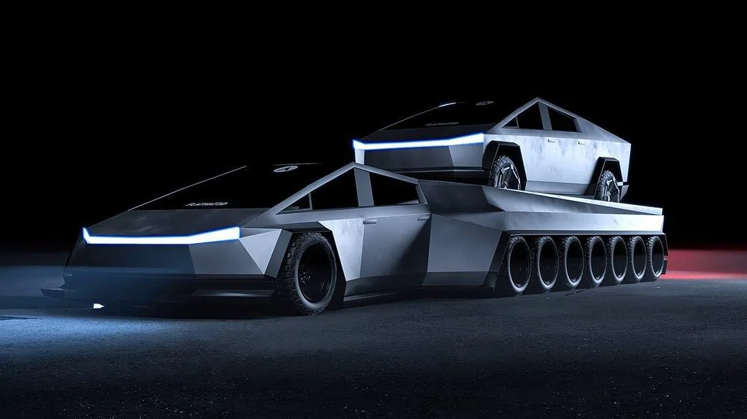 Tesla Cybertruck Cybertruck renderings and creations cybertransport-cybertruck