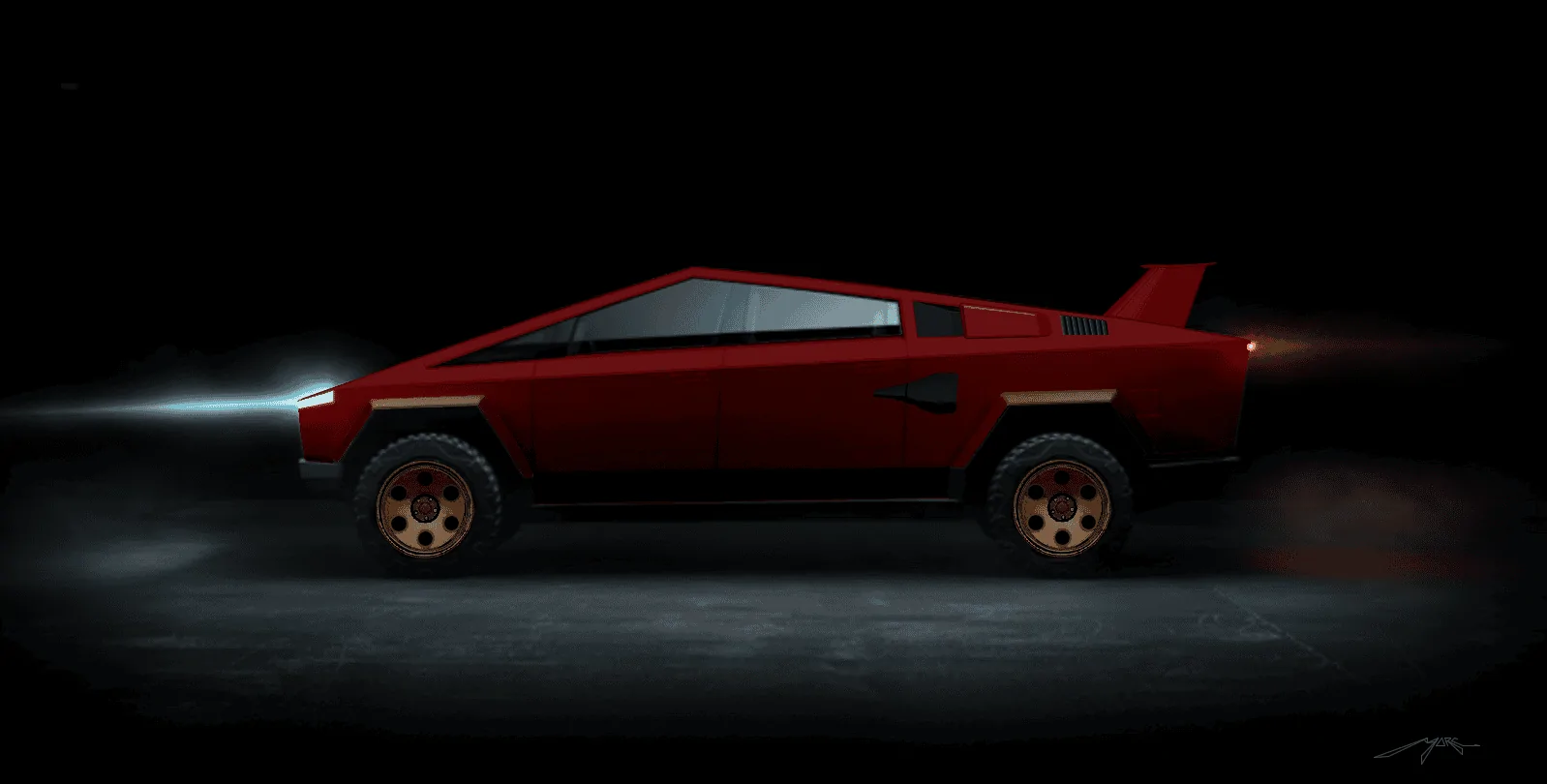 Tesla Cybertruck Cybertruck renderings and creations L G3