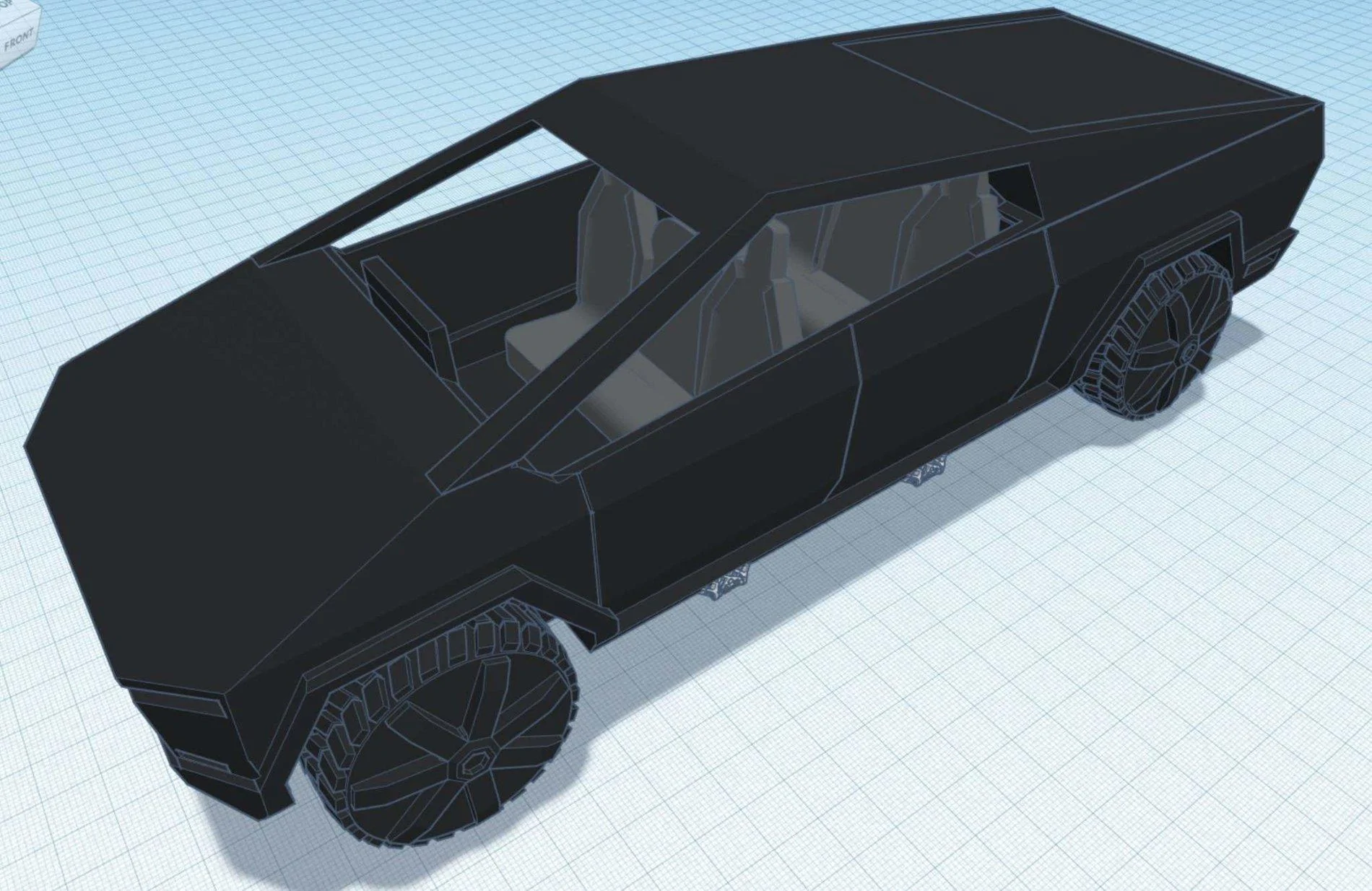Tesla Cybertruck Possible Side Step Idea. received_564830124074529