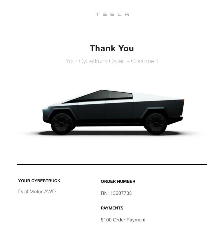 Tesla Cybertruck Post your Cybertruck preorder reservation number! 2E2907CD-857A-44CD-AE57-8857ADE3ADF4