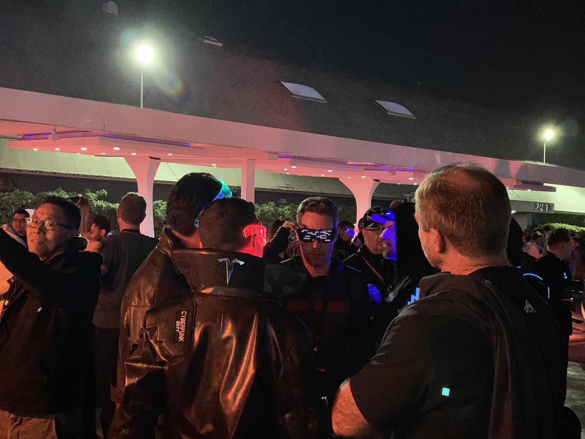 Tesla Cybertruck Cybertruck reveal viewing party and reactions! Tesla Cybertruck Reveal Event 9