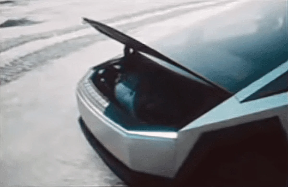 Tesla Cybertruck About the frunk... Tesla Cybertruck Frunk