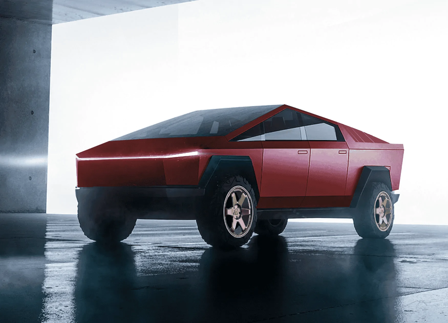 Tesla Cybertruck Cybertruck renderings and creations H 4d2b2
