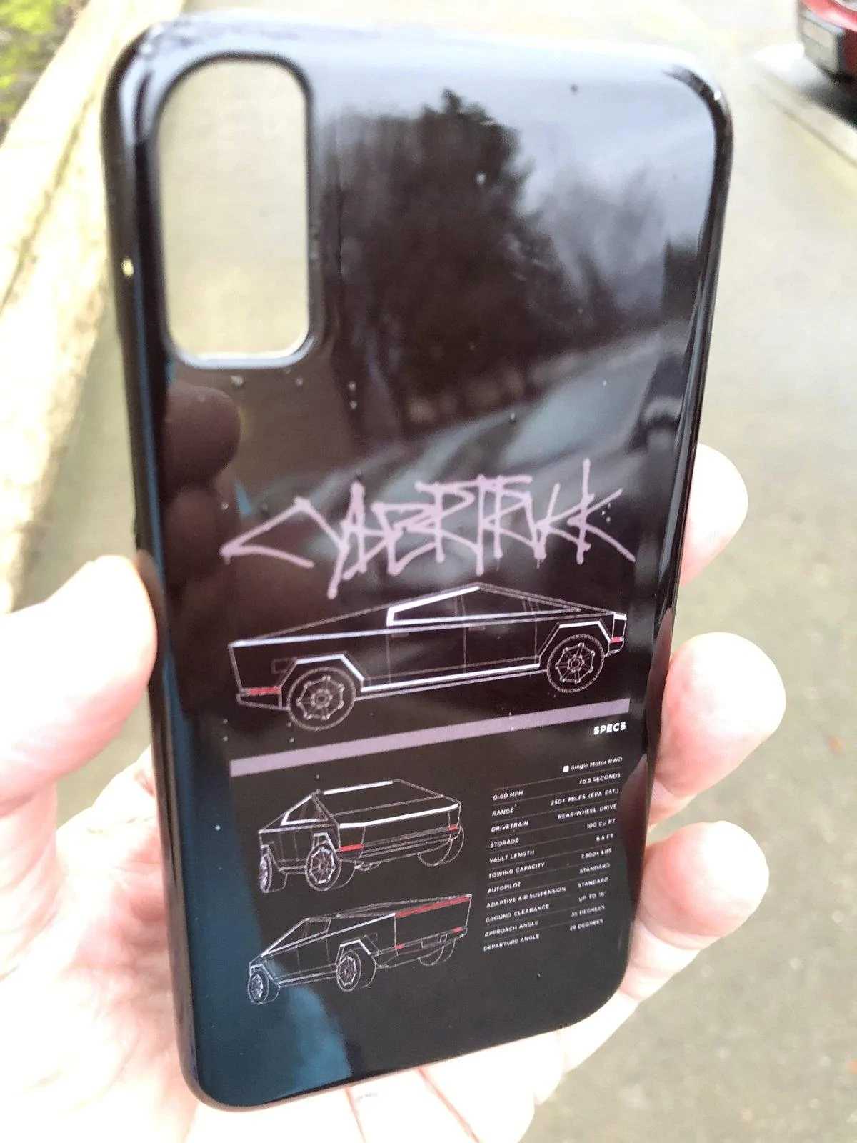 Tesla Cybertruck CT phone cover 818B04AD-AB1A-4762-8E9F-BF37911194FE