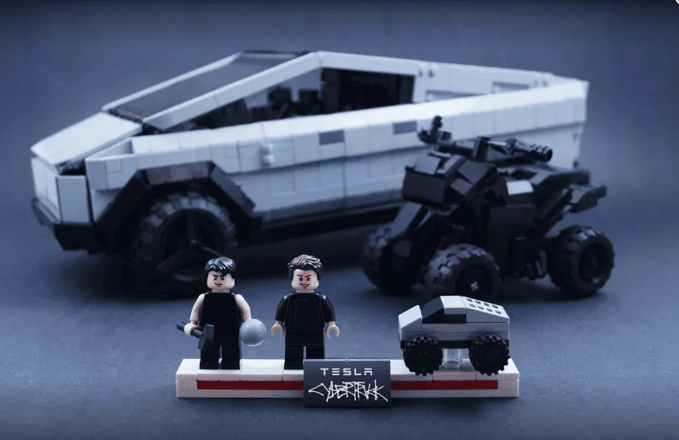 Tesla Cybertruck Lego Cybertruck's 10k Supporters Qualifies It For Official Production Review by Lego EPYRaGVX0AAvX9D?format=png&name=larg
