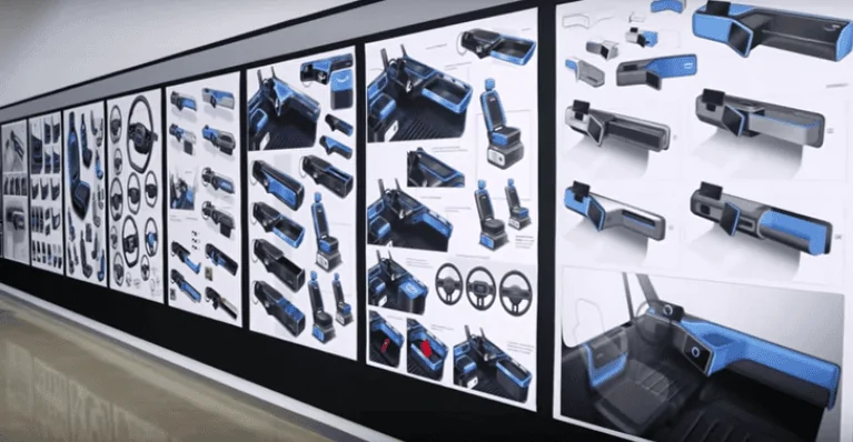 Tesla Cybertruck Closer look at Rivian’s electric delivery van for Amazon insid