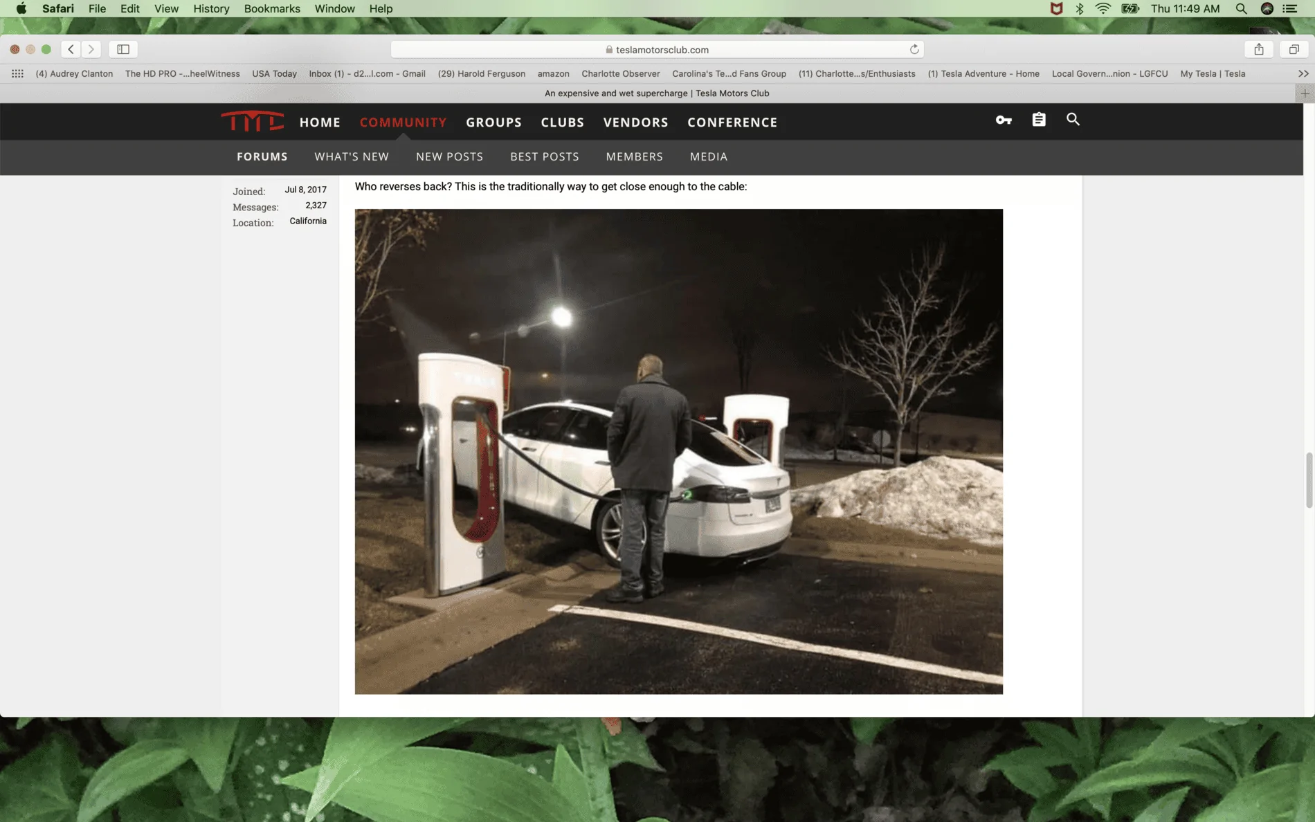 Tesla Cybertruck Using a Supercharger while towing a trailer Screen Shot 2019-02-14 at 11.49.48 AM