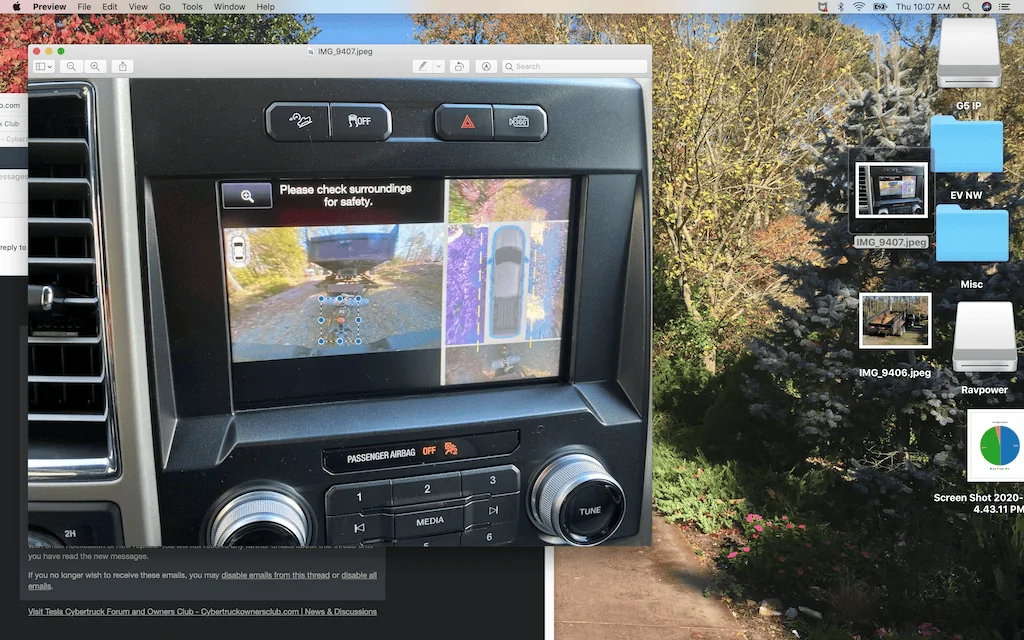 Tesla Cybertruck CyberTruck Hitch Camera? Screen Shot 2020-02-27 at 10.07.41 AM