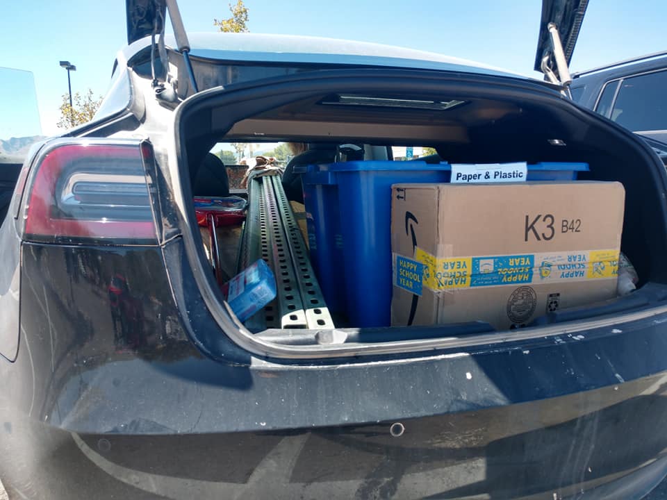 Tesla Cybertruck Hey Dog Lovers, Campers, Contractors, and DIY folks! How do we petition the inventor of "Dog-Mode", to give Cyber a pass thru rear window option? super strut in M3