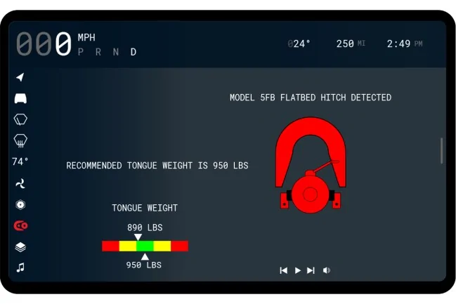 Tesla Cybertruck Introducing the Patented Cyber Hitch, full motion 5th Wheel Hitch for the Cybertruck Screen3
