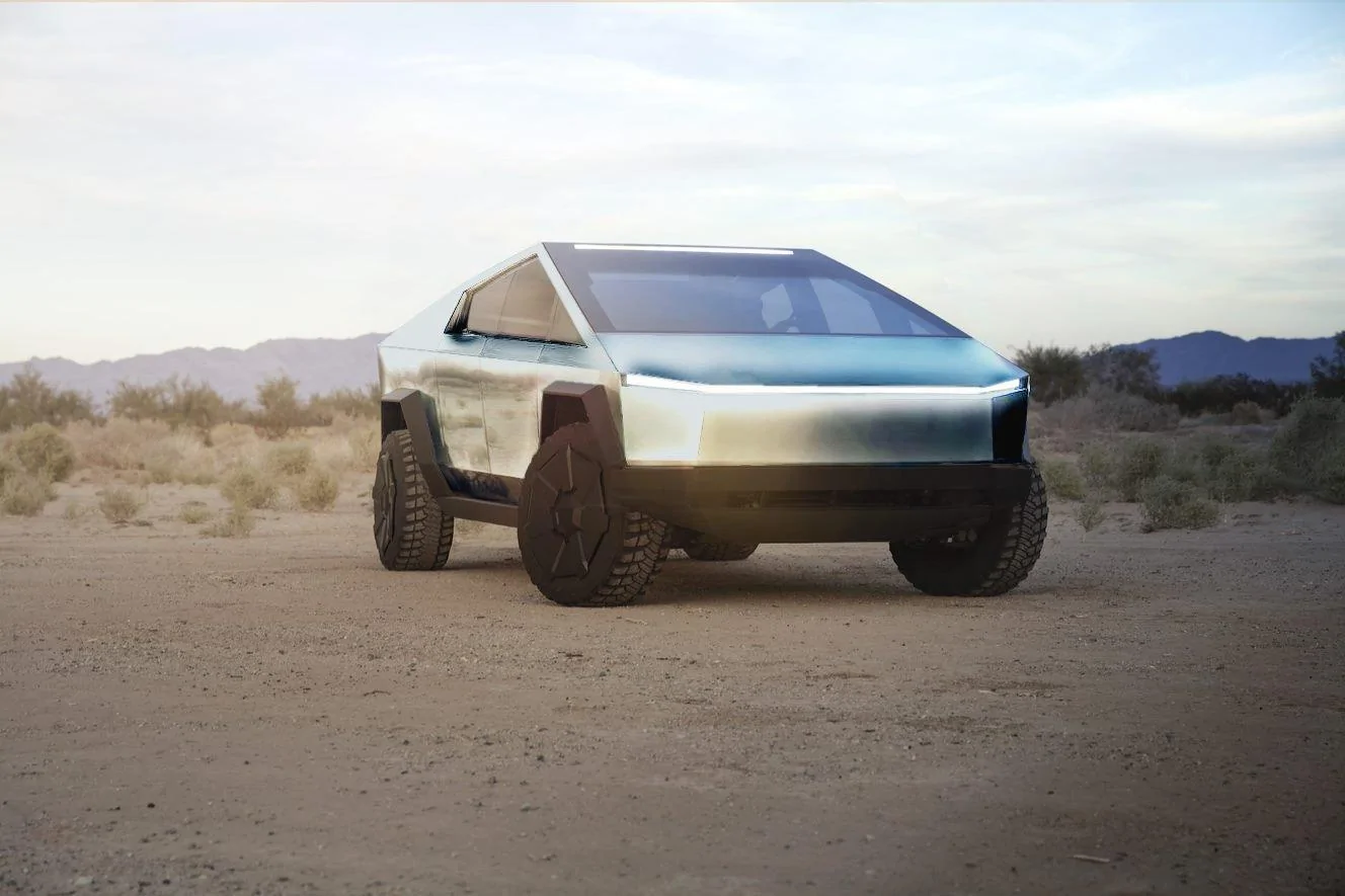 Tesla Cybertruck Cybertruck Wrap Ideas? frontquartershiny-jpg