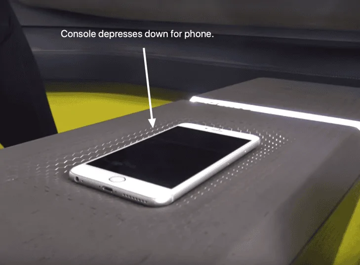 Tesla Cybertruck High Tech items for CyperTruck possible? Console depresses down