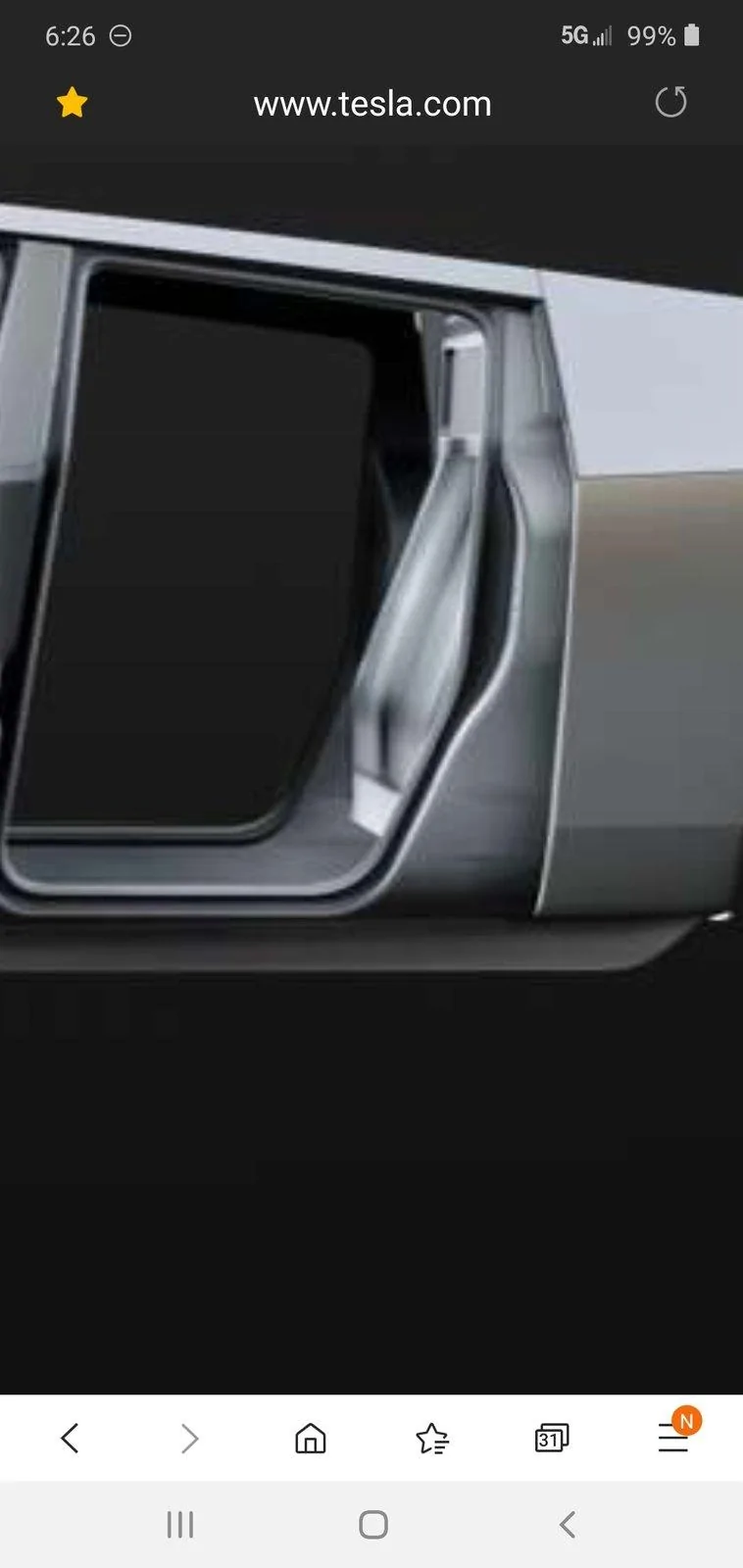 Tesla Cybertruck Solar power panels on hood and roof Screenshot_20200403-062634_Samsung Internet