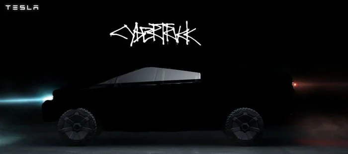 Tesla Cybertruck Cybertruck Wrap Ideas? Vanta Black Cybertruck