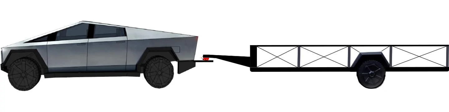 Tesla Cybertruck Introducing the Patented Cyber Hitch, full motion 5th Wheel Hitch for the Cybertruck ! Bumper 5th Wheel Bumper tow - Flatbed