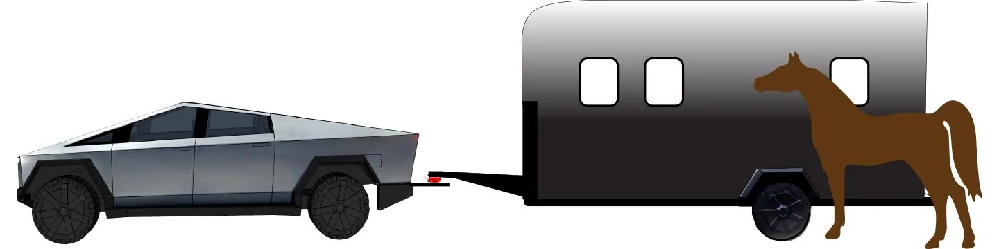 Tesla Cybertruck Introducing the Patented Cyber Hitch, full motion 5th Wheel Hitch for the Cybertruck ! Bumper 5th Wheel Bumper tow - Hors