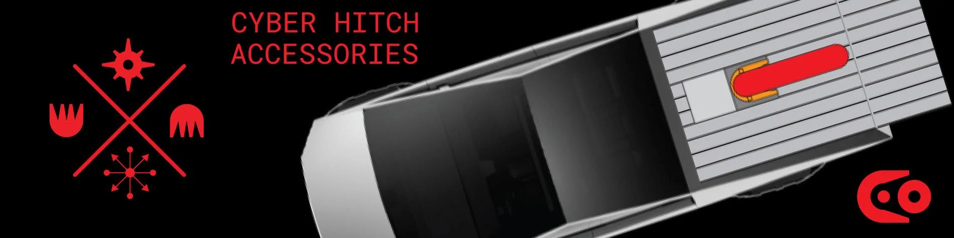 Tesla Cybertruck Introducing the Patented Cyber Hitch, full motion 5th Wheel Hitch for the Cybertruck Acc Accessories titl