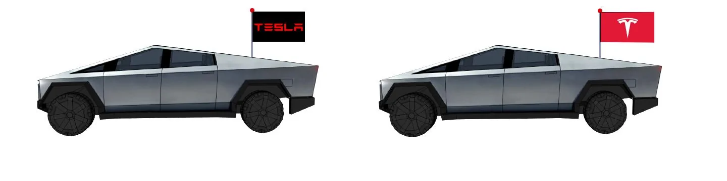 Tesla Cybertruck Introducing the Patented Cyber Hitch, full motion 5th Wheel Hitch for the Cybertruck Acc Access flag