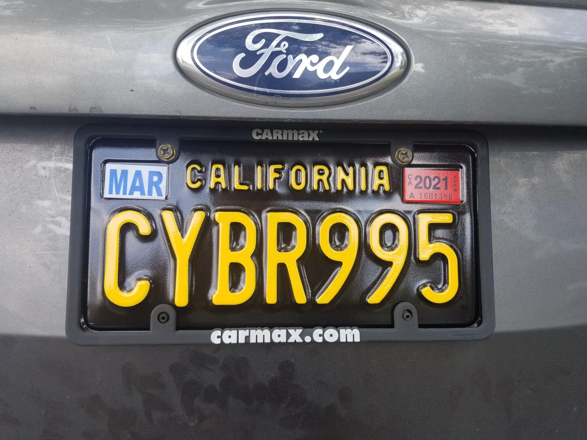 Tesla Cybertruck Custom license plate / vanity plate name for your Cybertruck? cyberlic