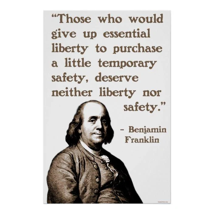 Tesla Cybertruck Driving assistance features ben_franklin_on_liberty_and_safety_poster-r983a2a1f19c34982baea84ee838fd794_jqs1_8byvr_704