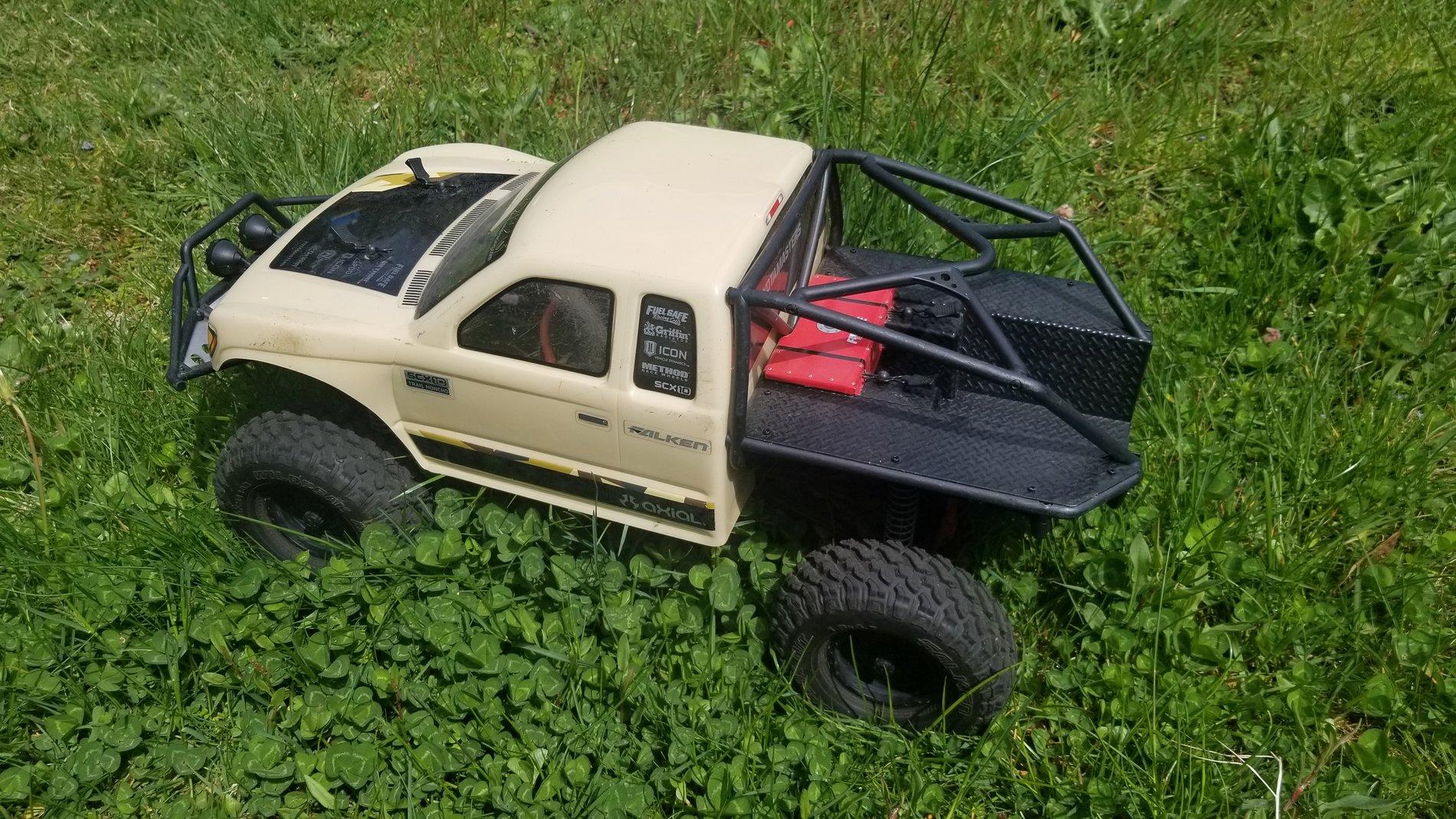 Tesla Cybertruck New Members Welcome Area! Axial Trail Honcho-20200429_124451
