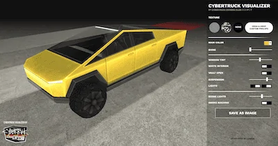 Tesla Cybertruck CT reminds me of? Cybertruck 3D Visualizer Small