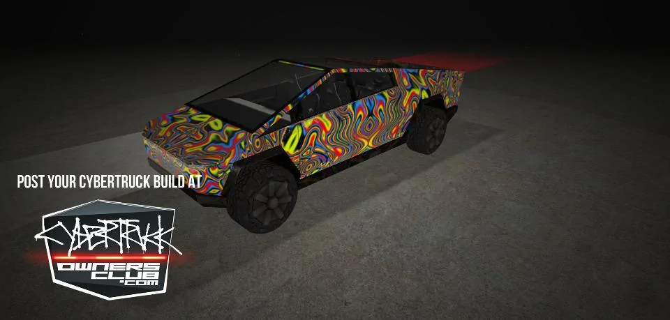Tesla Cybertruck Cybertruck wrap / skins color previews -- aftermarket online configurator cybertruck-design