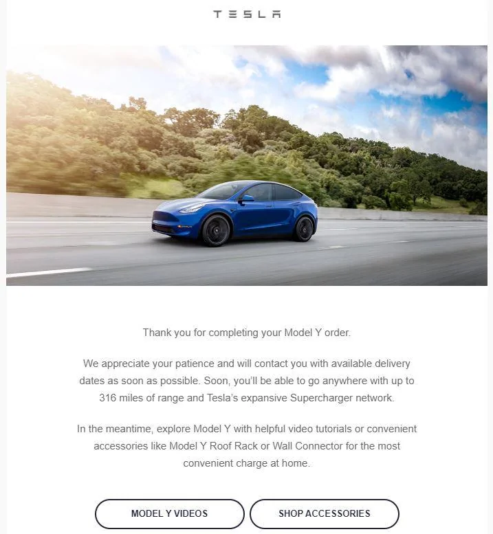 Tesla Cybertruck Cybertruck and Rivian Reservations? Model Y email