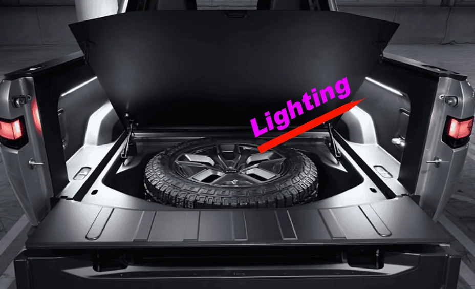 Tesla Cybertruck Full size spare tire Spare Tire in Rivian