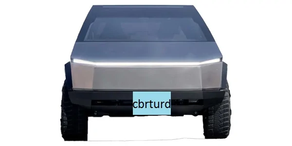 Tesla Cybertruck Front License Plate cyber frnt