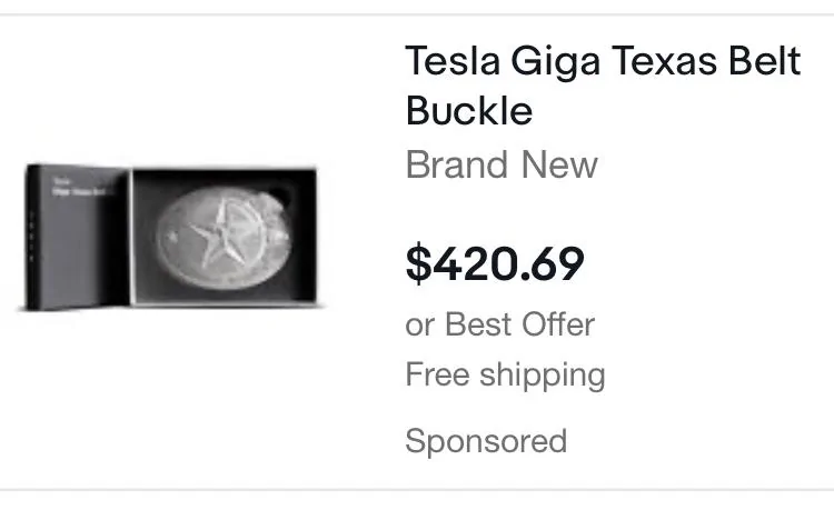 Tesla Cybertruck Don’t Mess with …. Belt Buckle for Sale on Tesla’s site (Finally!) 611133BC-5E92-4444-A7FC-7DE60FBB39CF