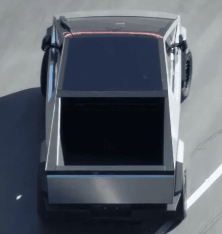 Tesla Cybertruck ? [Update: NOT Production Wiper] New Cybertruck design spied! Shortened front, no door handles, side mirrors, curved windshield glass! [Dec. 10] CT Rear Vault
