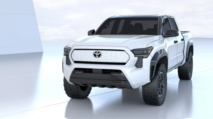 Tesla Cybertruck Toyota revealed an electric truck to compete with the F-150 Lightning and Rivian R1T 61b8b10d8fe45b0018b051b0?width=700