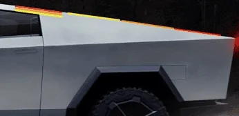 Tesla Cybertruck ? [Update: NOT Production Wiper] New Cybertruck design spied! Shortened front, no door handles, side mirrors, curved windshield glass! [Dec. 10] 3 tonneau sid