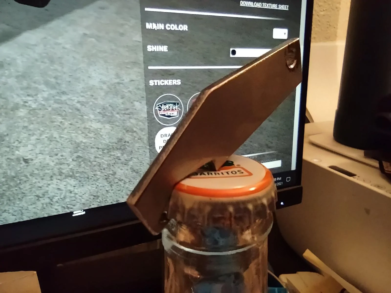 Tesla Cybertruck 3mm Cybertruck bottle opener IMG_20211214_180943420