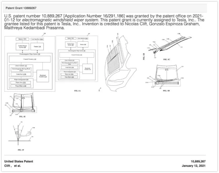 Tesla Cybertruck ? [Update: NOT Production Wiper] New Cybertruck design spied! Shortened front, no door handles, side mirrors, curved windshield glass! [Dec. 10] Tesla Roadster's revolutionary wiper design secures U.S. Patent approval 2021-12-15 17-19-31